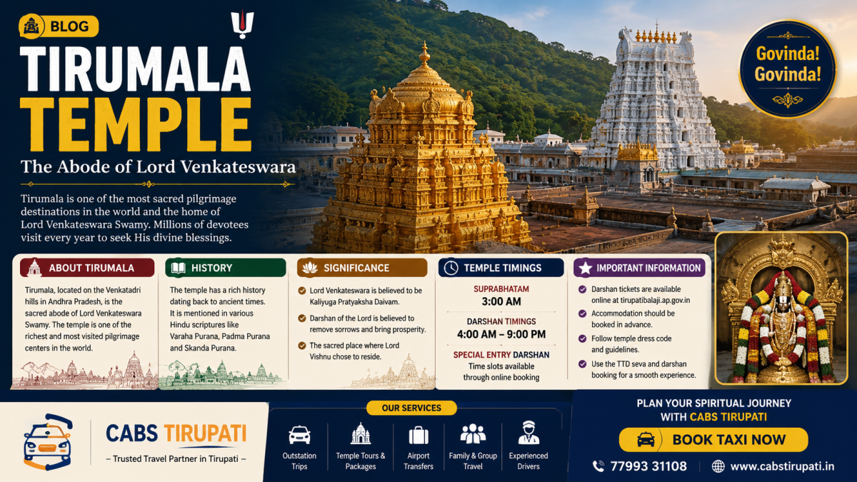 Tirumala Sri Venkateswara Swamy Temple – History, Timings & Travel Guide